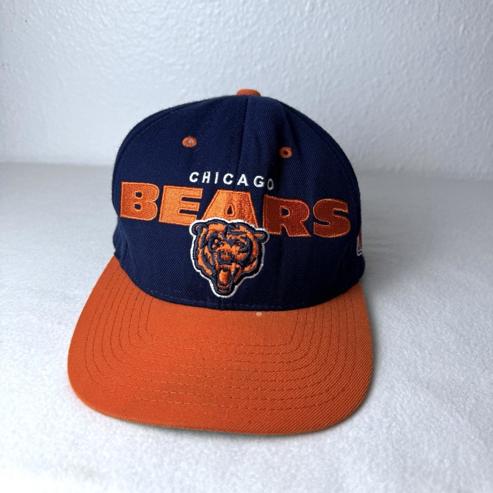 Chicago Bears Snapback Hat Mitchell & Ness NFL Vintage Collection Blue Wool